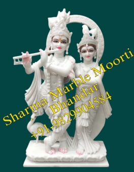 Marble Radha Krishna Statues